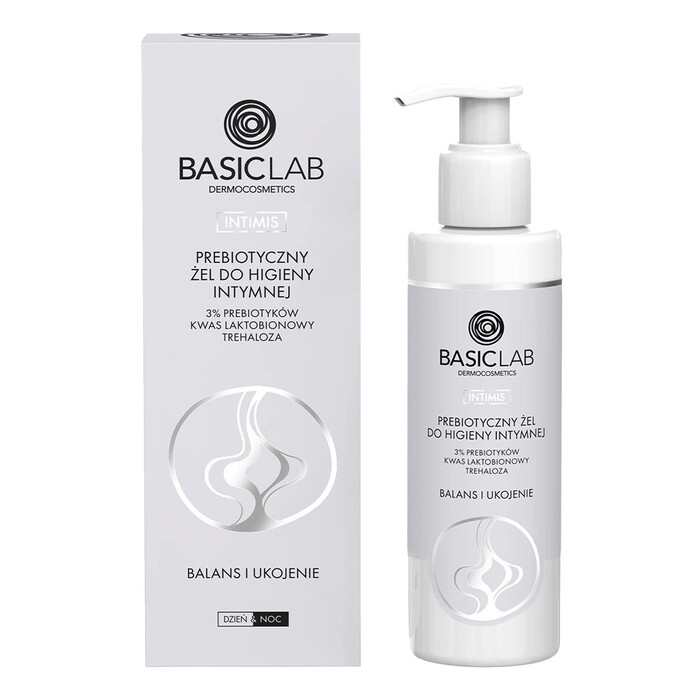 BasicLab Prebiotički gel za intimnu higijenu za osetljivu kožu 200ml | 5904639173775 | Kozmo