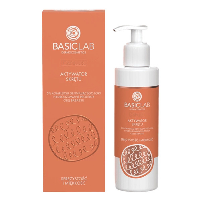 BasicLab Krema-Gel za Definisanje Kovrdža i Lokni - Bez Lepljenja i Težine 200ml | 5904639174161 | Kozmo