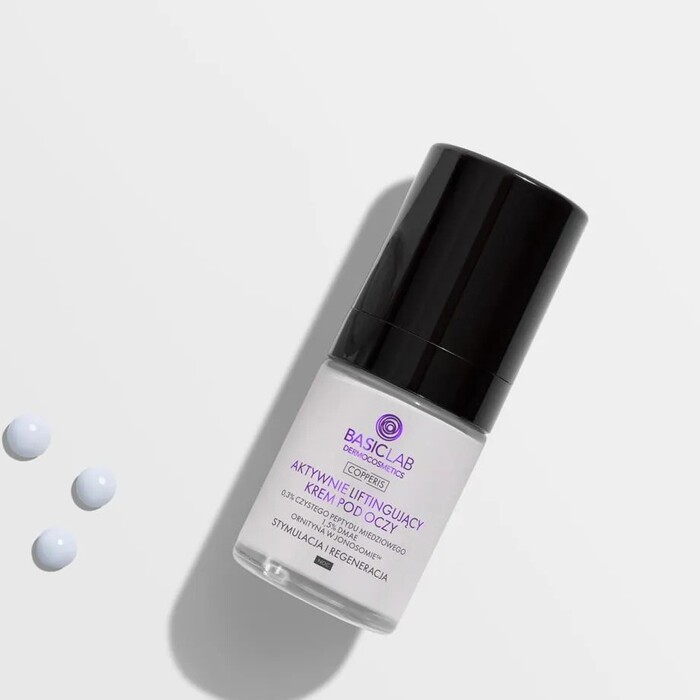 Basic Lab Anti-age noćna lifting krema za područje oko očiju sa bakarnim peptidima 0,3% 18ml - 5904639175472 - Kozmo