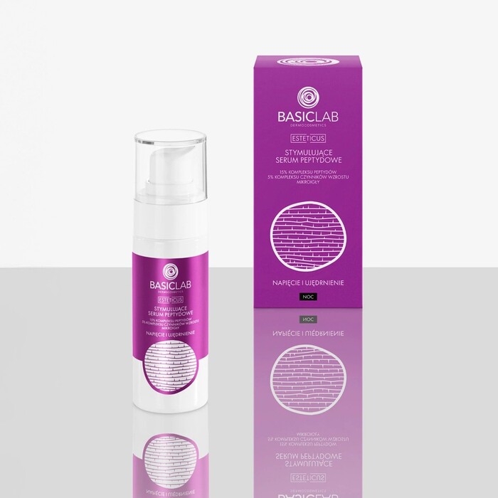 BasicLab Anti-Age Lifting Serum za Lice sa 15% Peptida 30ml - 5904639175496 - Kozmo