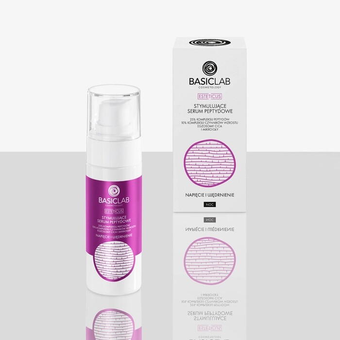 BasicLab Anti-Age Lifting Serum za Lice sa 25% Peptida i Egzosomima - 5904639175519 - Kozmo