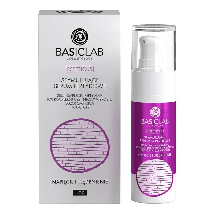 BasicLab Anti-Age Lifting Serum za Lice sa 25% Peptida i Egzosomima - 5904639175519 - Kozmo