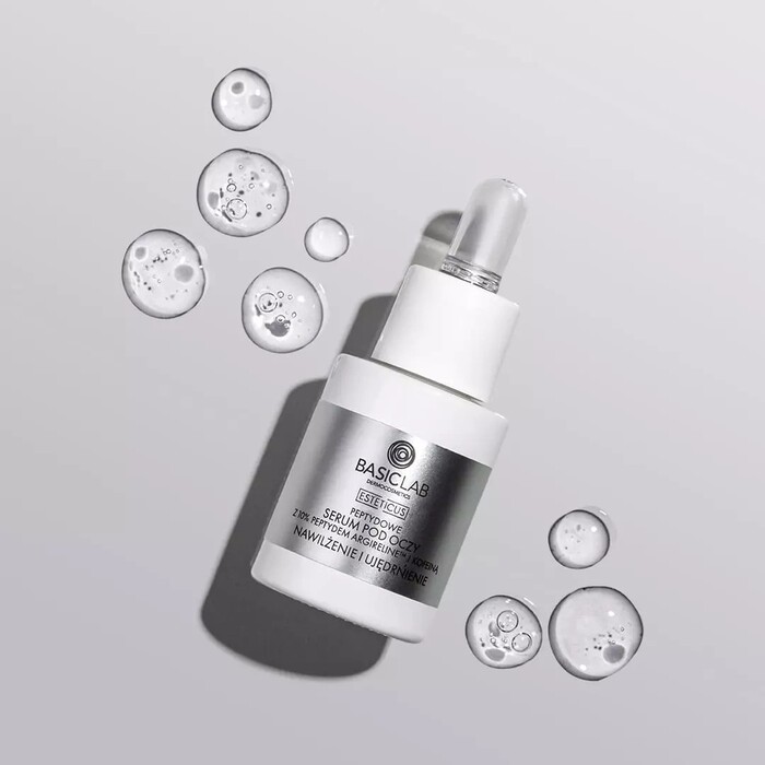 BasicLab Peptidni Serum Za Područje Oko Očiju sa 10% Argirelina - Botox Efekat 15ml| 5907637951284 | Kozmo