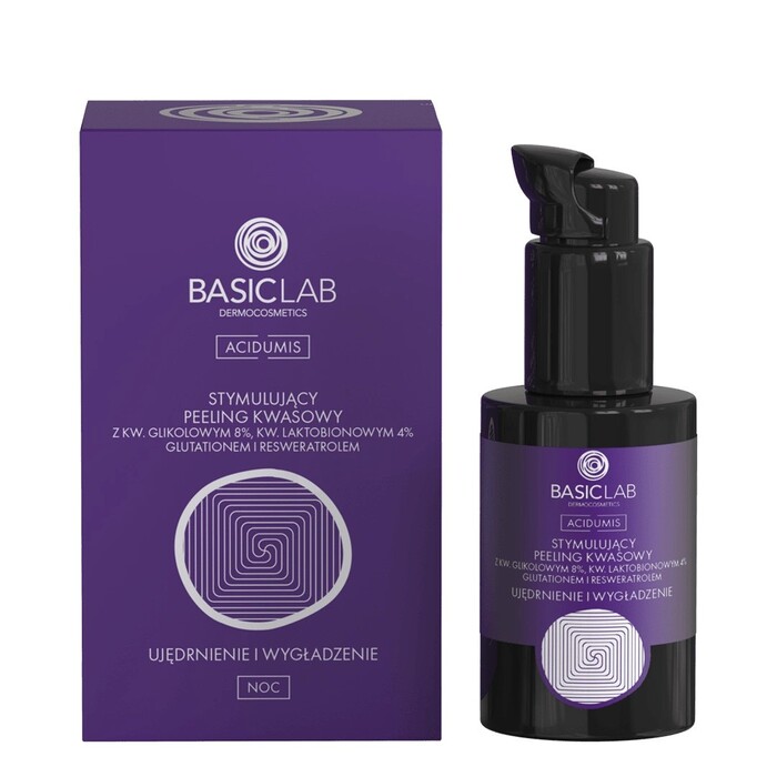 BasicLab Stimulišući kiselinski piling za zatezanje i zaglađivanje 30 ml | 5907637951666 | Kozmo