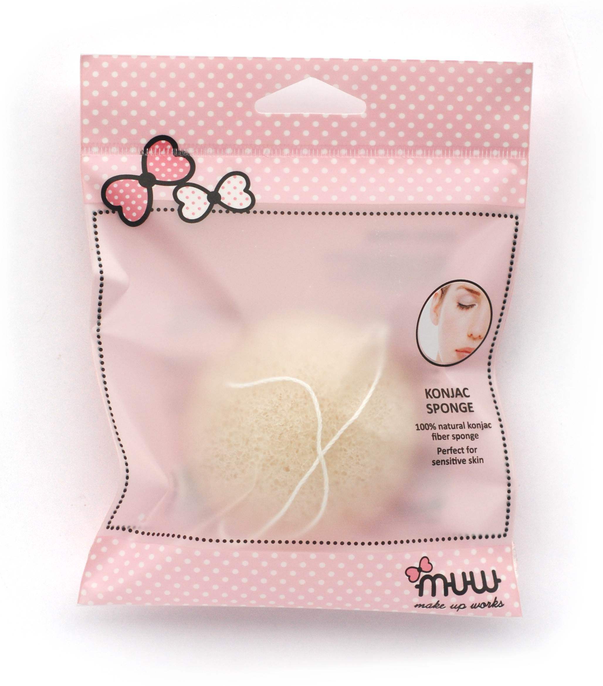 Konjac sunđer za lice - MUW - BASIC CARE - KOZMO