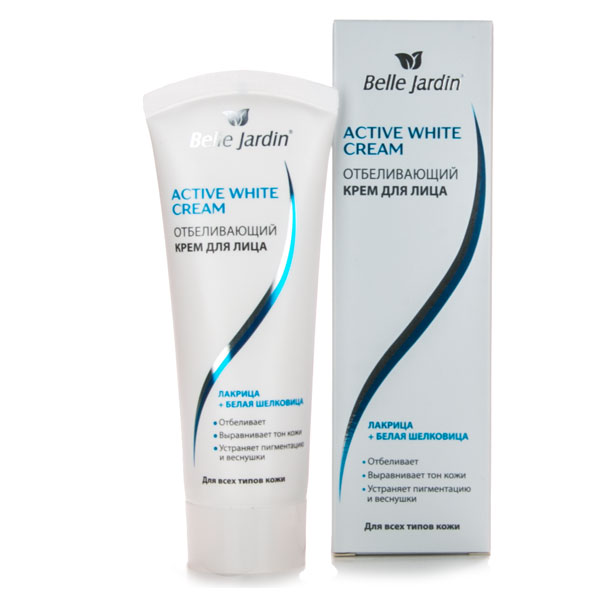 Krema za fleke na licu - ekstrakt sladića i duda ACTIVE WHITE 75 ml | Belle Jardin | Cosmetics | Kozmo