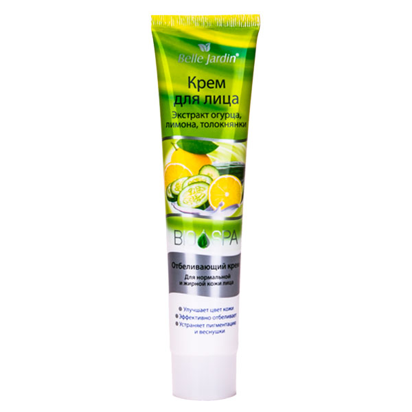Krema za fleke na licu - ekstrakt krastavca, limuna i medveđeg grožđa BIO SPA 125ml | Belle Jardin | Cosmetics | Kozmo