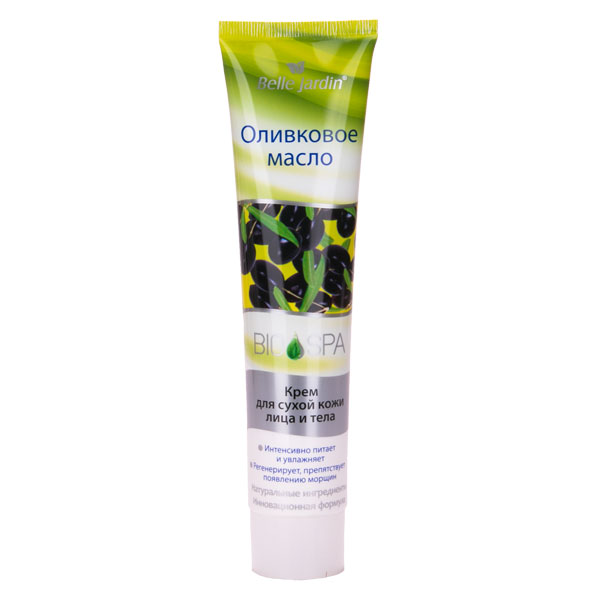 Krema za lice i telo za suvu, osetljivu i zrelu kožu sa maslinovim uljem i D-pantenolom BIO SPA 125ml | Belle Jardin | Cosmetics | Kozmo