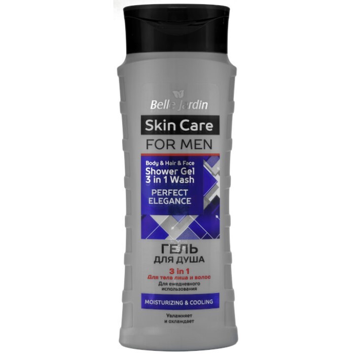 Gel Za Tuširanje 3 u 1 Za Muškarce Perfect Elegance 420ml BELLE JARDIN | Kreme Za Ruke | Kozmo Shop Online