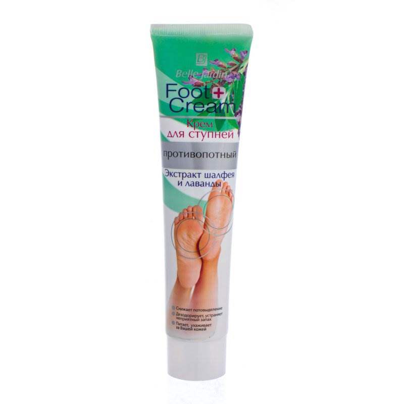 Krema protiv znojenja nogu sa ekstraktom žalfije i lavande FOOT CREAM 125ml | Belle Jardin | Cosmetics | Kozmo