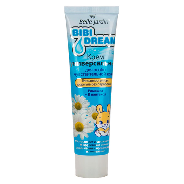 Hidrantna krema sa kamilicom i D-pantenolom za decu sa osetljivom kožom BIBI DREAM 100 ml | Belle Jardin | Cosmetics | Kozmo