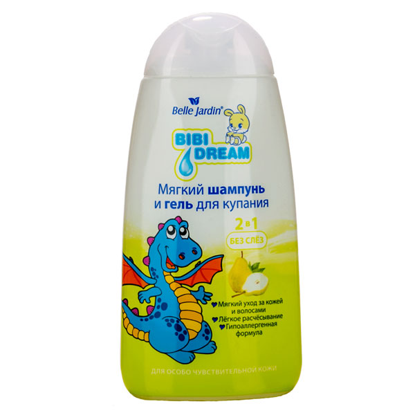 Kupka i šampon za negu osetljive dečje kože i kose sa mirisom kruške BIBI DREAM 300 ml | Belle Jardin | Cosmetics | Kozmo