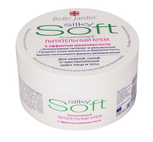 Krema za negu kože lica i tela i efekat svilenkaste mekoće SOFT EXCLUSIVE 200ml | Belle Jardin | Cosmetics | Kozmo