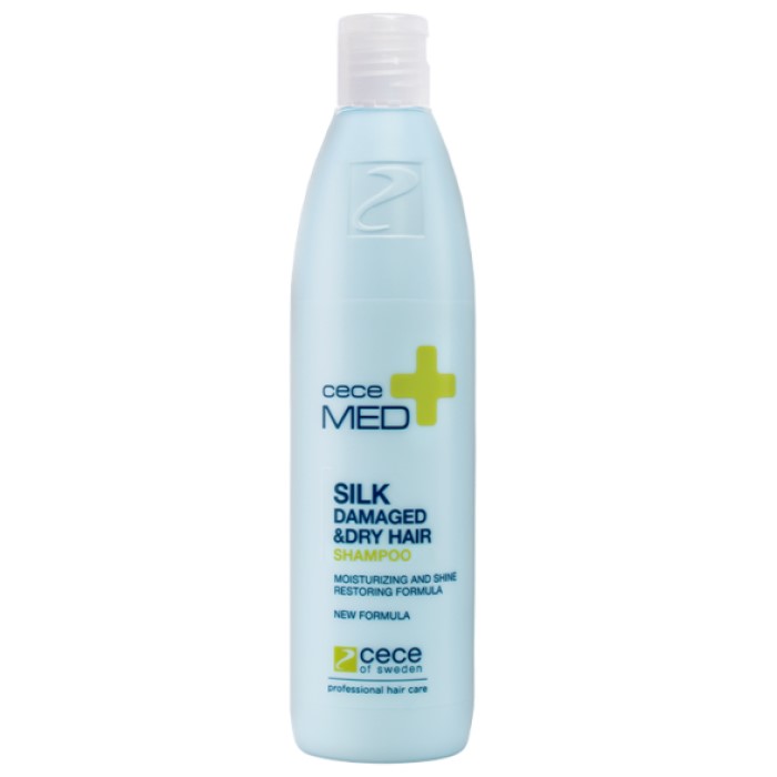 Hidratantni šampon za suvu i oštećenu kosu sa svilom Silk Damaged & Dry Hair Silk 300ml | Cece Med | Kozmo