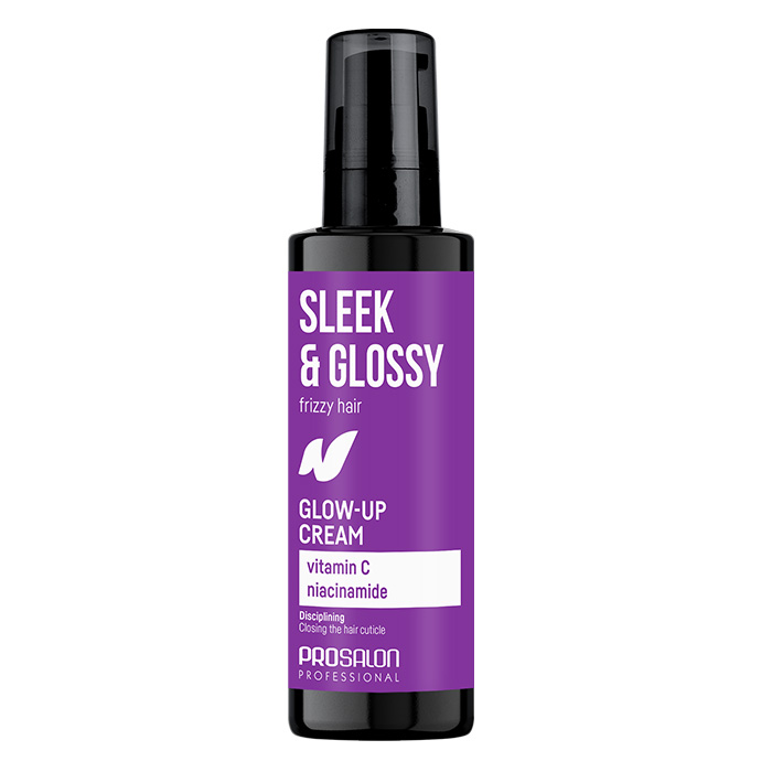 Krema za Kovrdžavu Kosu Sleek and Glossy - Vitamin C i Niacin - 5900249013807