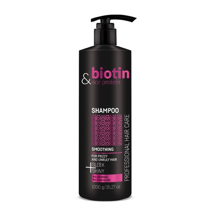 Šampon za Kovrdžavu Kosu BIOTIN&RICE PROTEIN 1000ml | CHANTAL | Kozmo Shop Online
