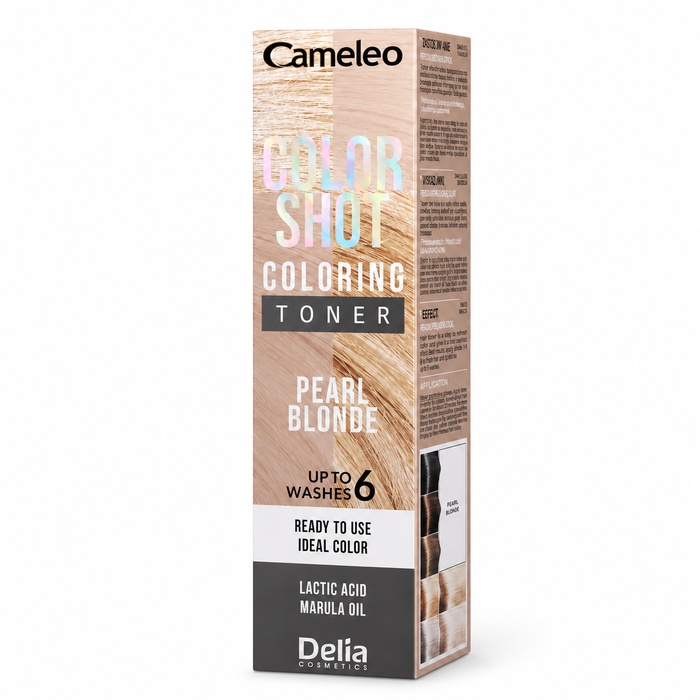 Cameleo Color Shot toner za kosu Pearl Blonde 60 ml – Delia Cosmetics – Kozmo