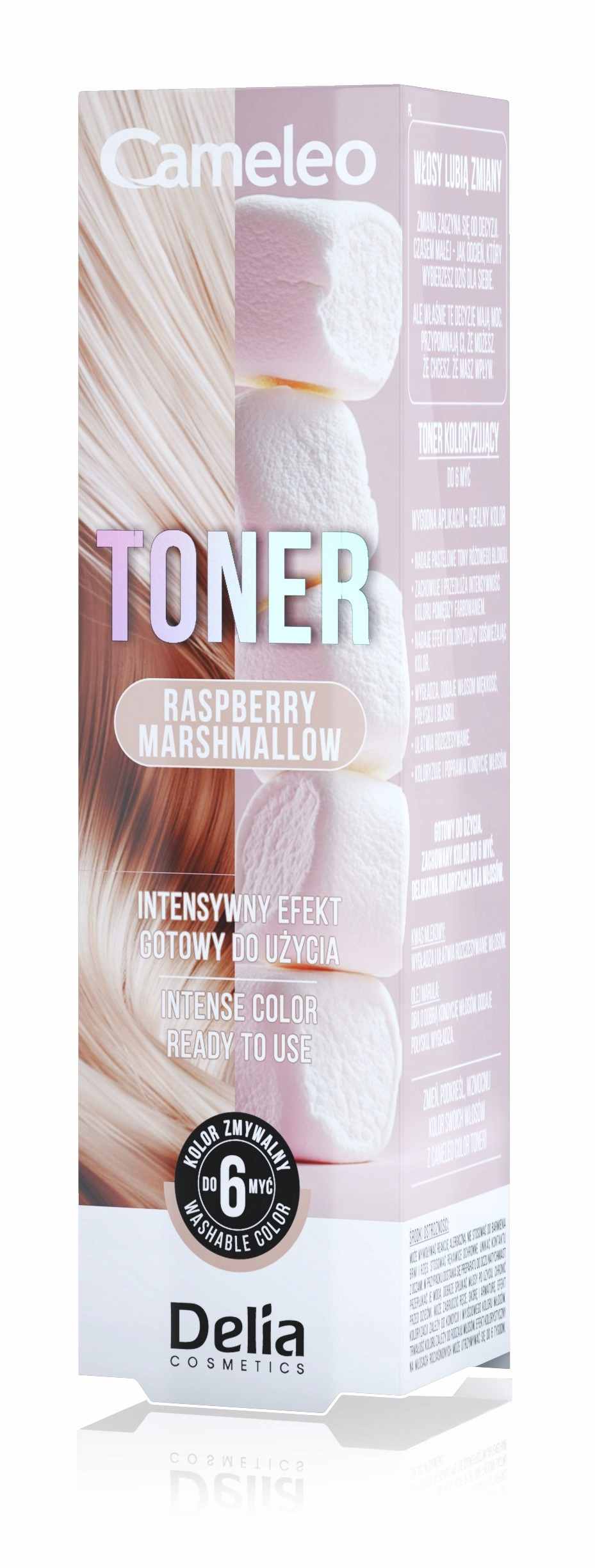 Cameleo Toner za kosu Raspberry Marshmallow 60 ml – Delia Cosmetics – Kozmo