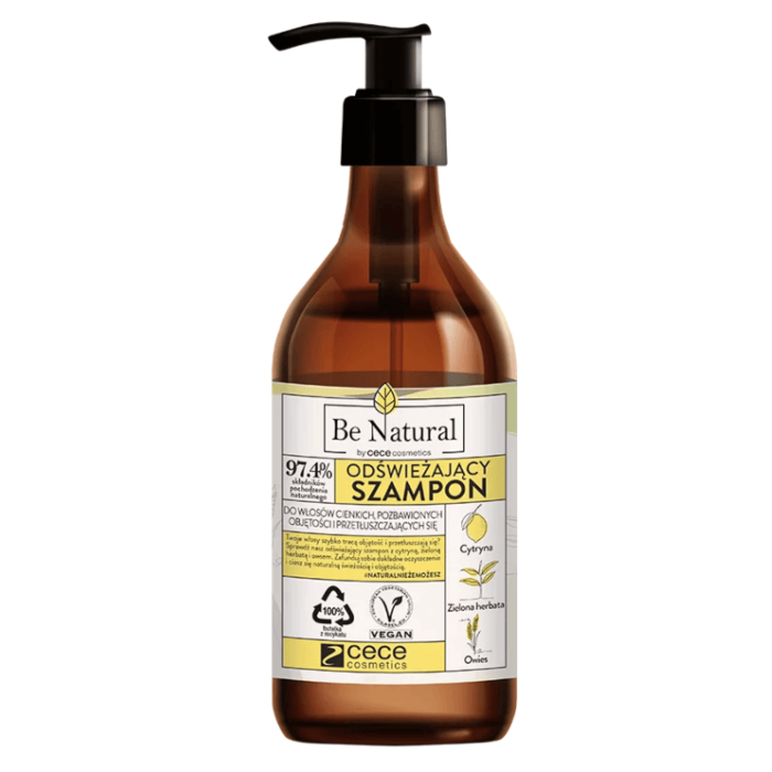Šampon za tanku i masnu kosu, bez volumena  270ml | Be Natural | CECE | Cosmetics | Kozmo