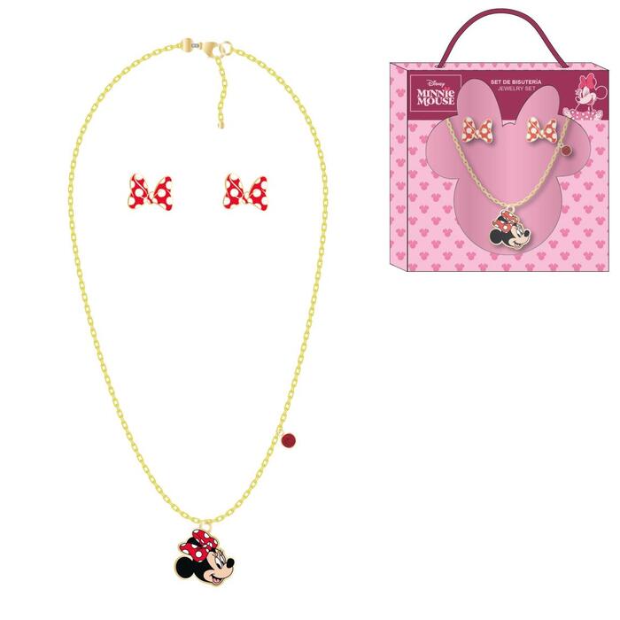 Nakit za devojčice Disney Minnie Mouse - Set | Cerda Beauty| Kozmo - 8445484597585