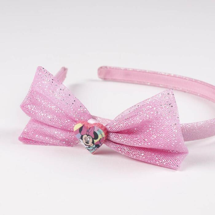 Rajf za Kosu sa Mašnom - Disney Minnie Mouse - Roze - 2 komada | Kozmo | Cerda Beauty - 2500002457