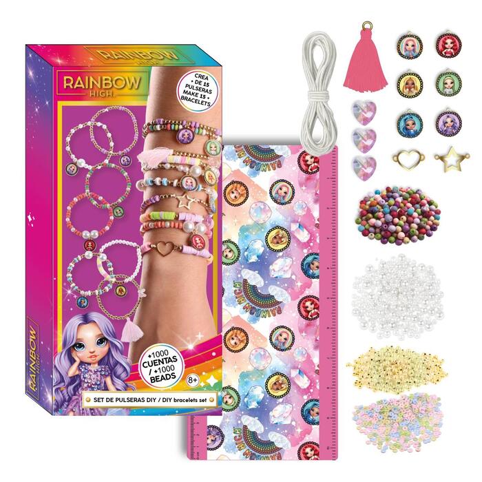 Rainbow High DIY set za izradu narukvica - Cerda Beauty - Kozmo