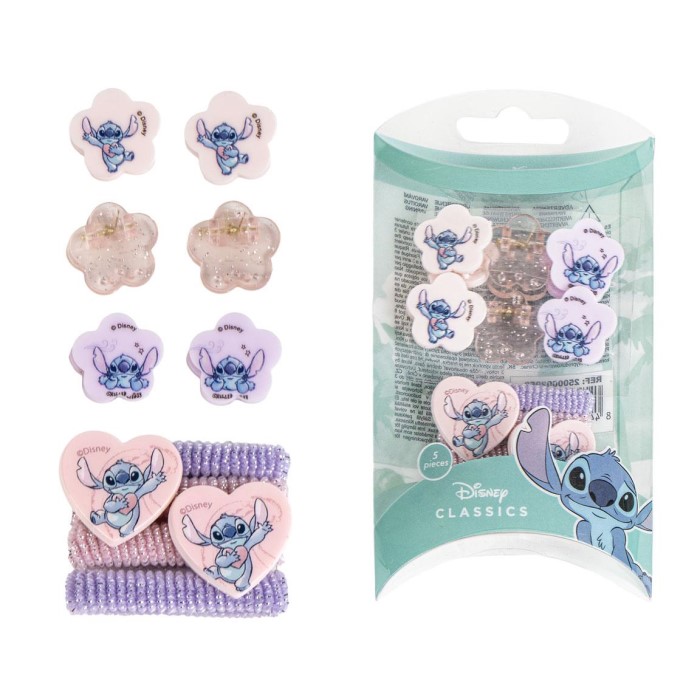 Disney Stich set ukrasnih šnala i gumica za kosu - 10/1-Kozmo-2500002952