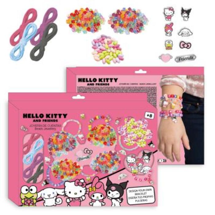Hello Kitty and Friends DIY set za pravljenje narukvica | Cerda Beauty | Kozmo