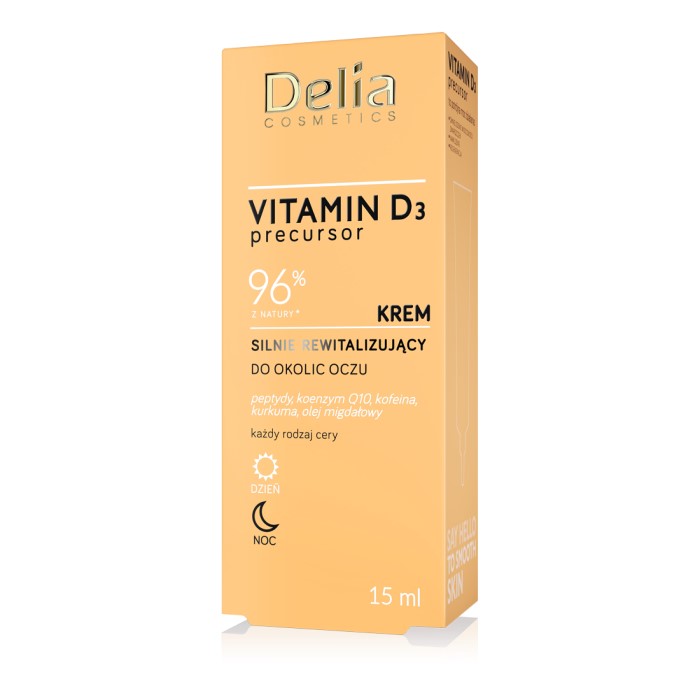 Krema za podočnjake i bore oko očiju sa dodatkom Vitamina D3 i Anti Age efektom, 15 ml  | DELIA Cosmetics | Kozmo