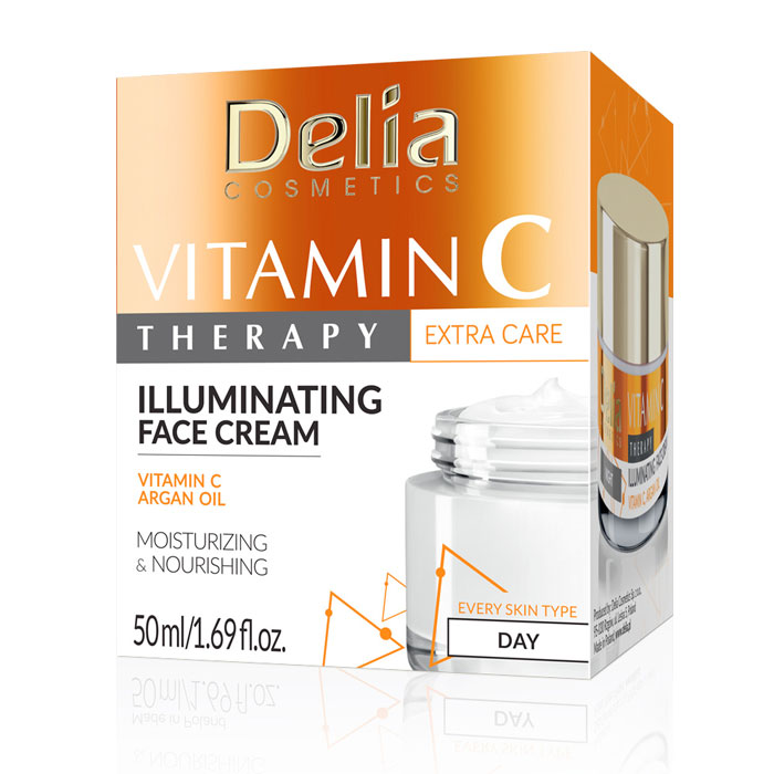 VITAMIN C THERAPY Krema za lice - sa efektom posvetljivanja 50 ml | DELIA Cosmetics | Kozmo