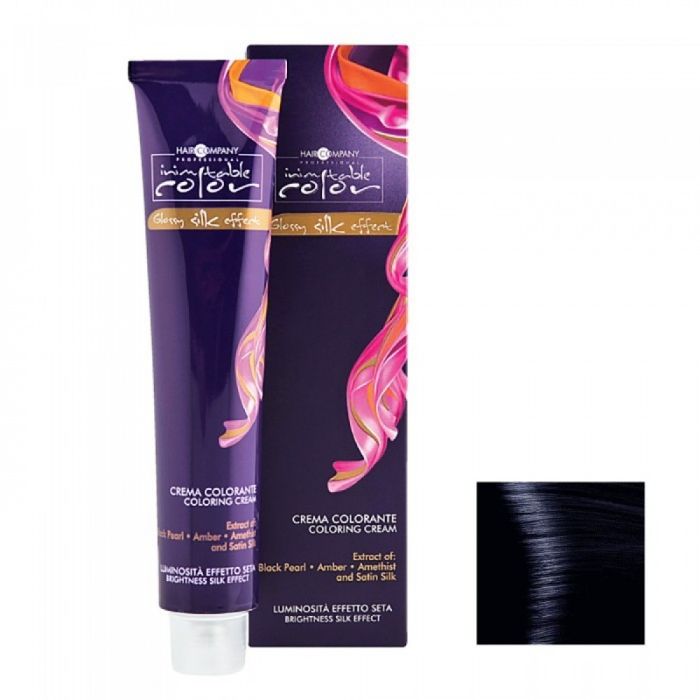 Farba za kosu INIMITABLE COLOR 100ml 1.10 Blue black | Hair Company Professional | Kozmo