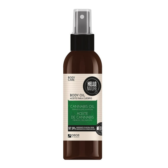 Konopljino ulje za masažu, opuštanje mišića i negu tela 130 ml | Hello Nature | Beliso | Kozmo