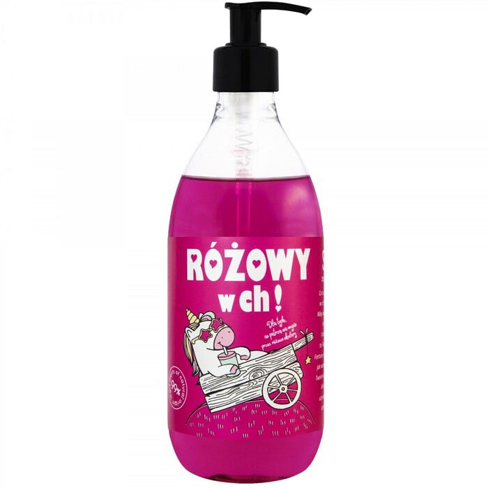 Prirodni gel za tuširanje sa mirisom ruže, mošusa i limuna Pink as F***!  500ml | LaQ | KOZMO