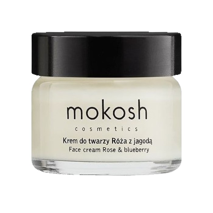 Krema za lice protiv bora sa anti age efektom sa eteričnim uljima ruže i borovnice mini 15 ml - MOKOSH Cosmetics - Kozmo