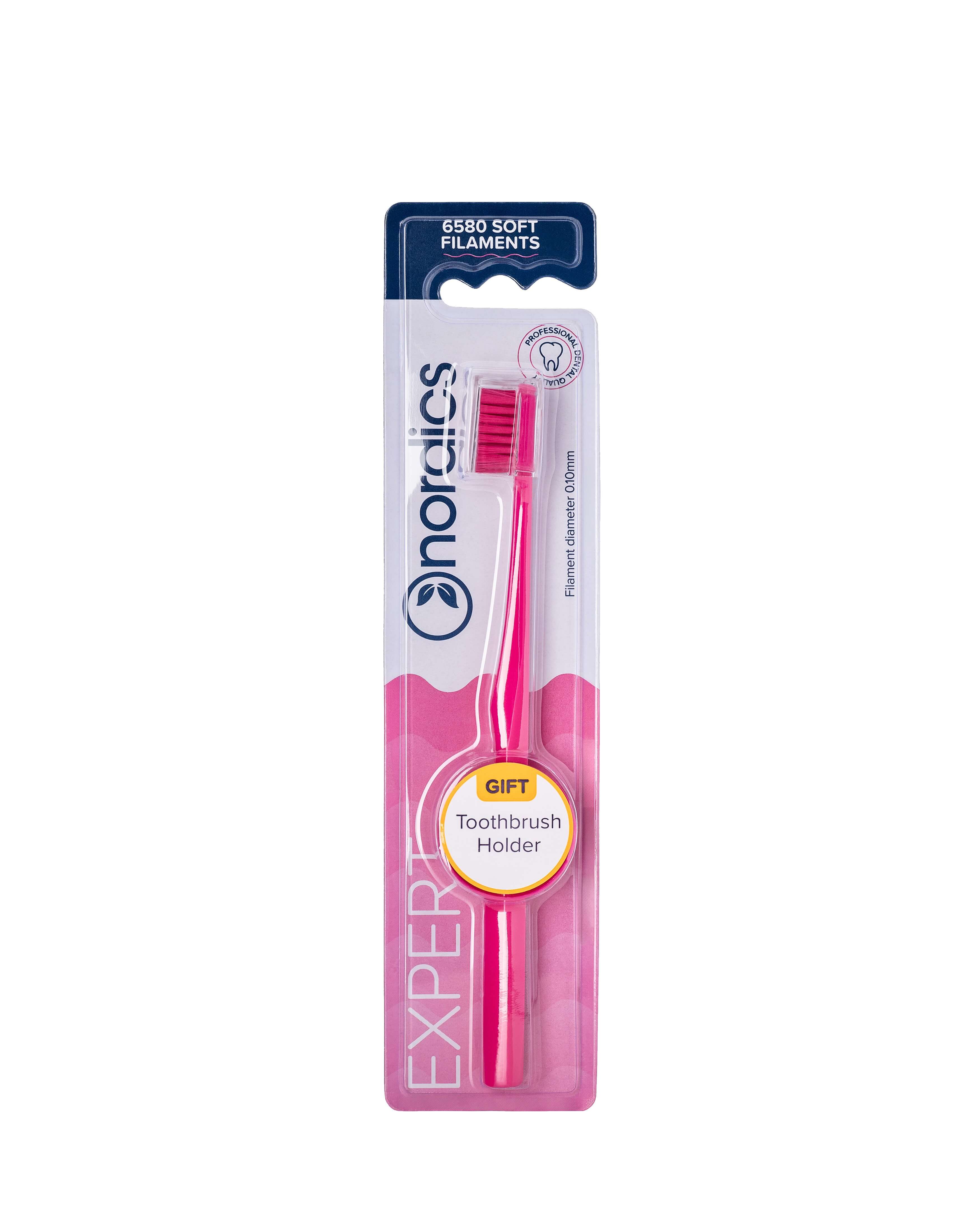 Četkica za zube Nordics Expert Soft 6580 Roze | Kozmo