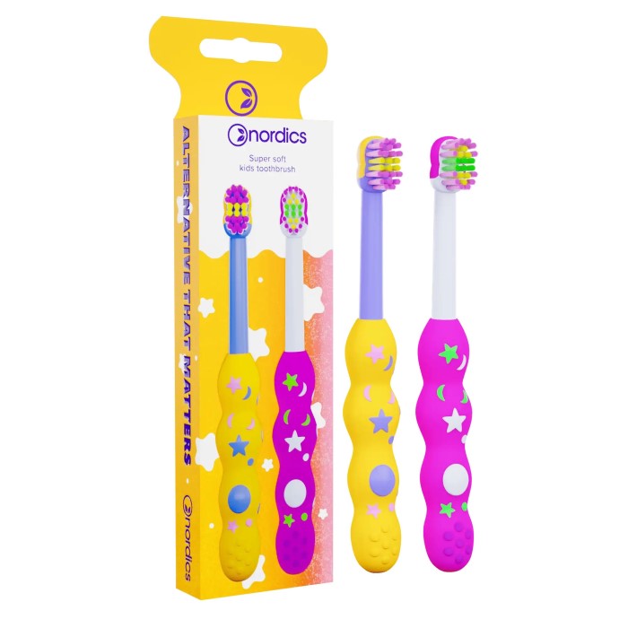 Četkice za zube za decu Premium baby Soft 4080 Duo set | Nordics | Kozmo - 3800500324142