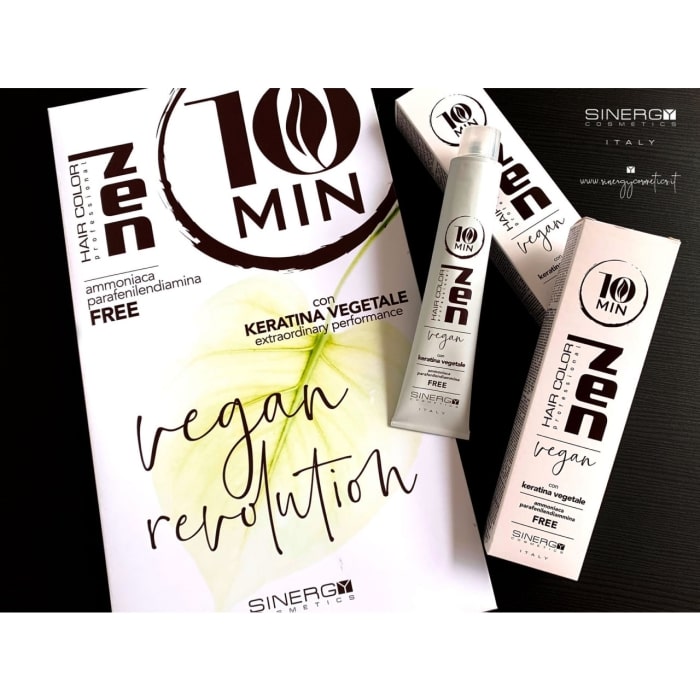 Farba za kosu bez amonijaka sa delovanjem za 10 minuta ZEN PROFESSIONAL 5.6 crveno svetlo kestenjasta | Sinergy Cosmetics | Kozmo