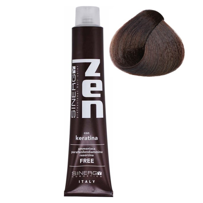 Farba za kosu bez amonijaka sa keratinom ZEN SINERGY 4.7 boja kafe | Sinergy Cosmetics | Kozmo