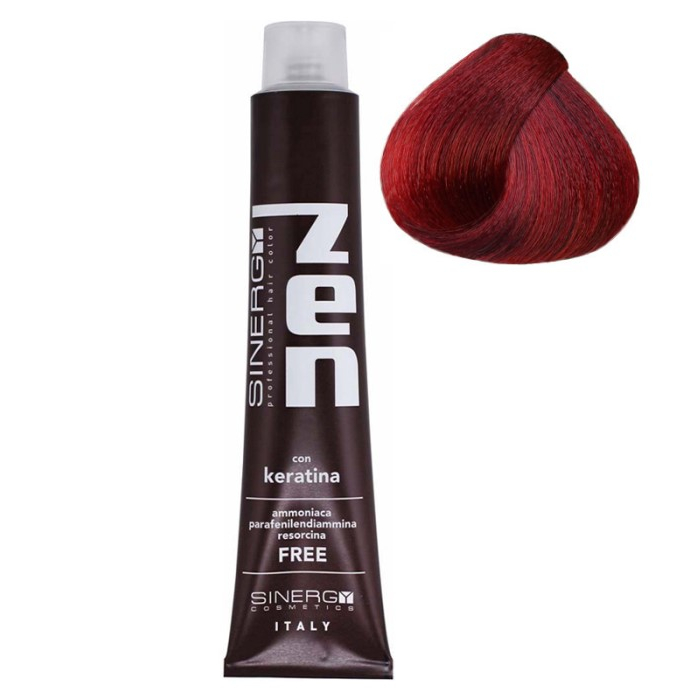 Farba za kosu bez amonijaka sa keratinom ZEN SINERGY 6.6 crveno tamno plava | Sinergy Cosmetics | Kozmo