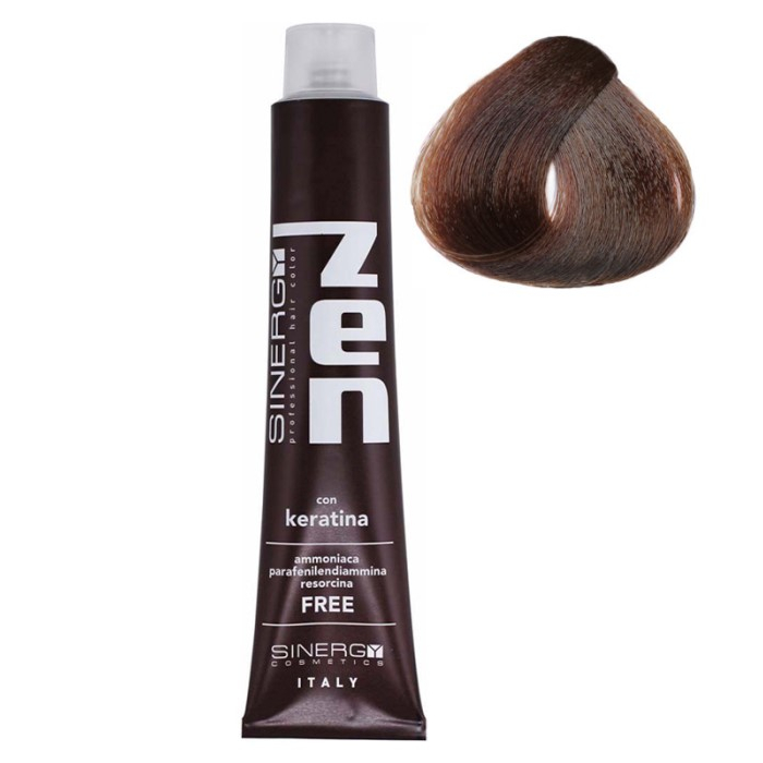 Farba za kosu bez amonijaka sa keratinom ZEN SINERGY 6.7 kakao | Sinergy Cosmetics | Kozmo