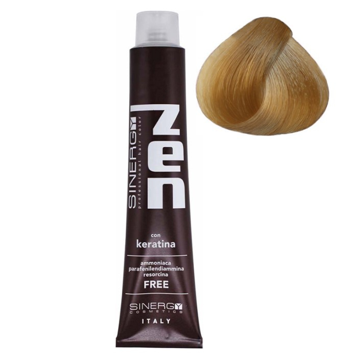 Farba za kosu bez amonijaka sa keratinom ZEN SINERGY 9.3 veoma svetlo zlatno plava | Sinergy Cosmetics | Kozmo