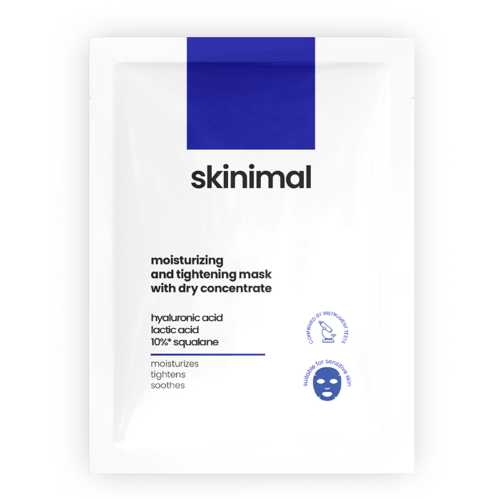  Maska za lice protiv bora sa suvim koncentratom Kozmo Skinimal  5907747330955