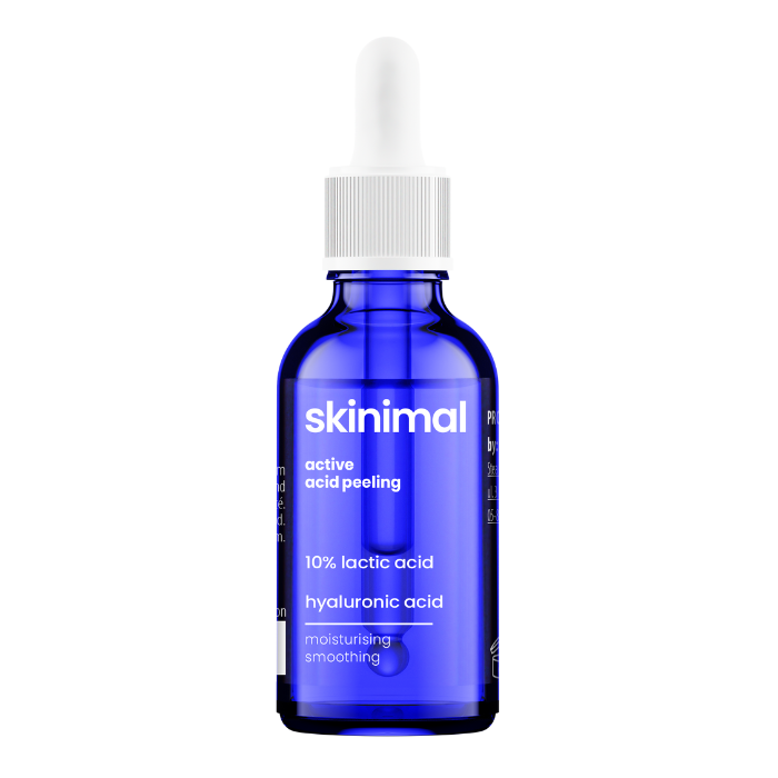 Piling za lice mlečna kiselina 10% i hijaluronska kiselina 30ml Kozmo Skinimal  5907747317055