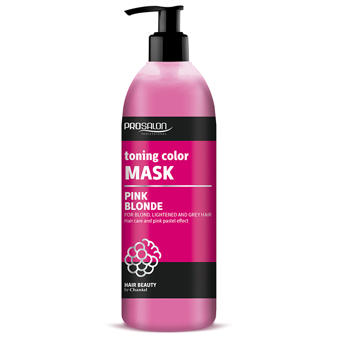 Maska za toniranje kose sa pastelno pink efektom - PINK BLONDE - PROSALON 500ml | CHANTAL PROSALON Professional | Kozmo