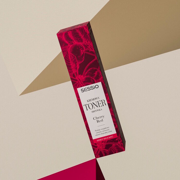 Kremasti Cherry Red toner ili preliv za kosu Sessio | Chantal | Kozmo