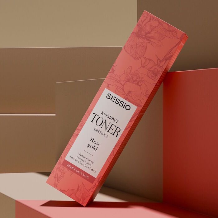 Kremasti Rose Gold toner ili preliv za kosu Sessio | Chantal | Kozmo