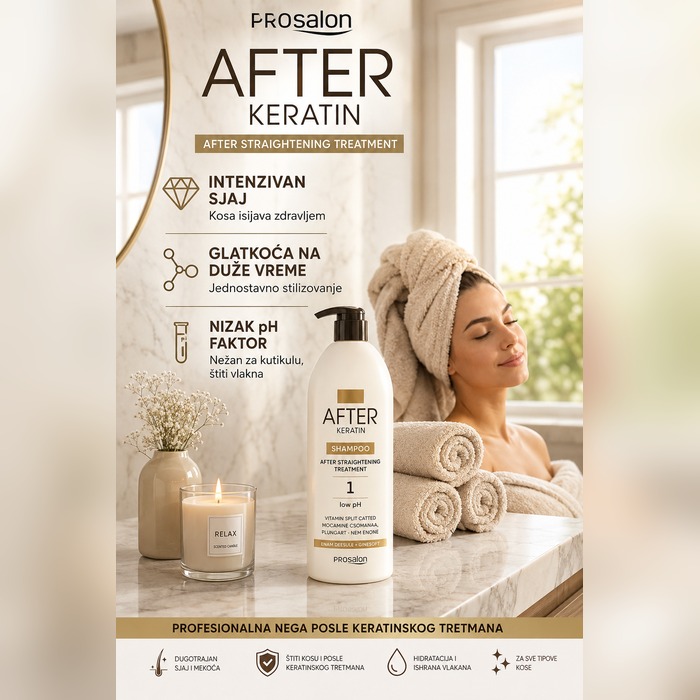 Prosalon After Keratin šampon posle keratinskog tretmana 500ml