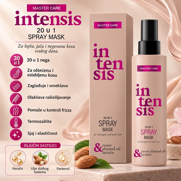 Maska u spreju 20 u 1 za ostecenu kosu PROSALON Intensis Master Care 150 ml Kozmo