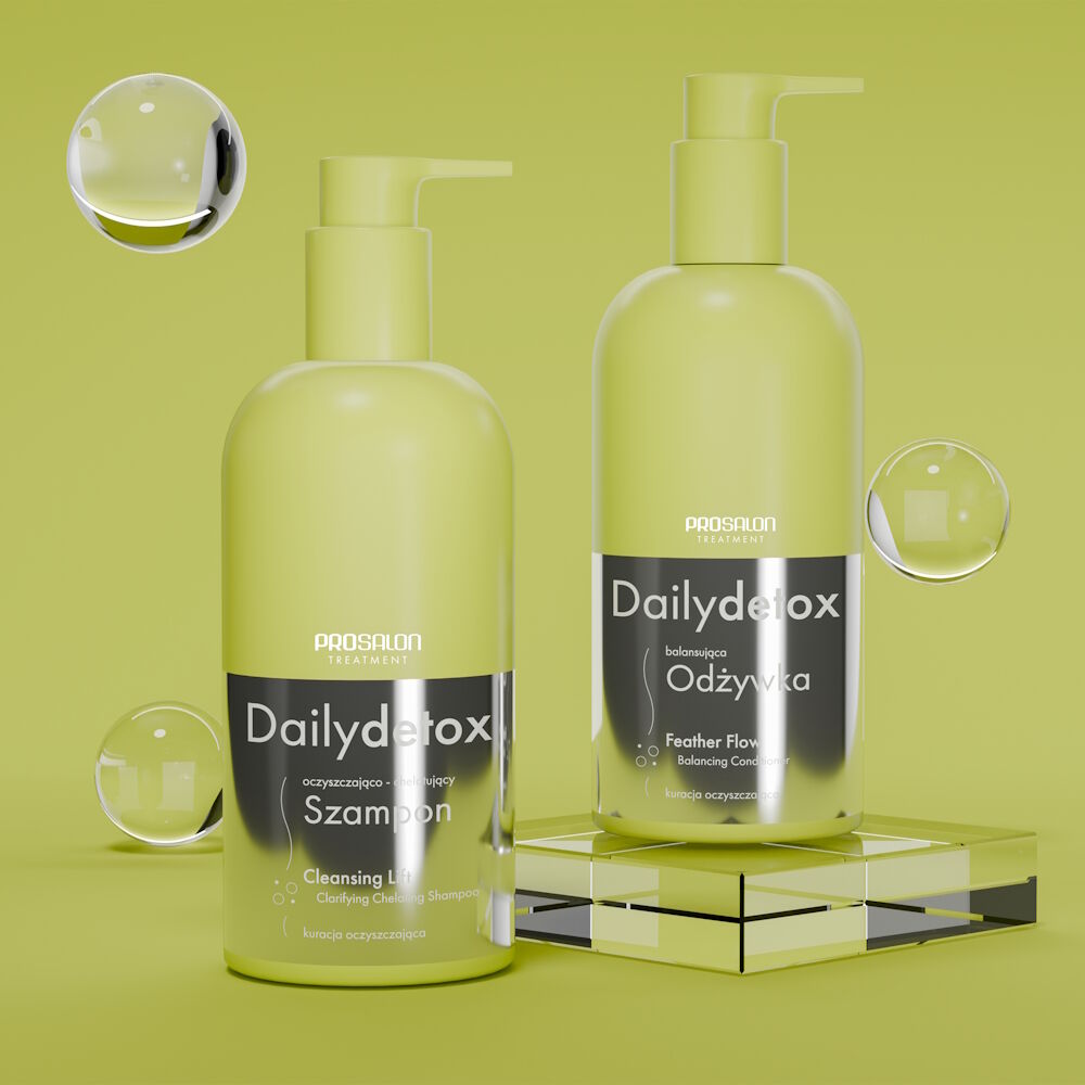 Regenerator za masnu kosu Dailydetox Feather Flow 400 ml PROSALON Kozmo