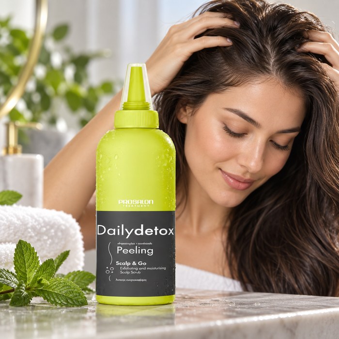 Piling za kozu glave Dailydetox Scalp and Go 200 ml PROSALON Kozmo